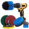 6pcs Drill Brush Scouring Pad Attachments for Bathroom Kitchen Cleaning
