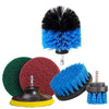 6pcs Drill Brush Scouring Pad Attachments for Bathroom Kitchen Cleaning
