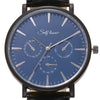 SELF LOVER SL1006 Male Quartz Watch Ultra Thin Leather Strap