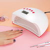 UV - 0148 49W UV LED Light Gel Nail Manicure Timer Painless Magnifier Lamp Motion Detector