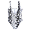 Snakeskin Pattern Swimwear Padded Women Swimsuit