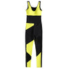 Sexy Mesh Padded Yoga Rompers Cut Out Skinny Elastic Women Sport Suit