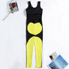 Sexy Mesh Padded Yoga Rompers Cut Out Skinny Elastic Women Sport Suit