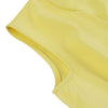 Vintage V Neck Women Dress Solid Color Sleeveless Button High Waist Big Hem