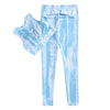 Women Sportswear Gradient Color Close-fitting Yoga Bodybuilding Top and Trousers Set