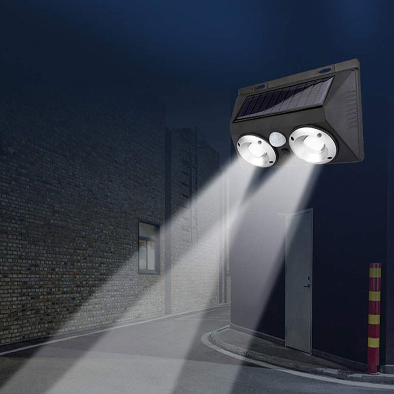 BRELONG Double COB Solar Power Outdoor Wall Light
