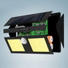 BRELONG Double COB Solar Light Outdoor Wall Light with Motion Sensor