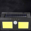 BRELONG Double COB Solar Light Outdoor Wall Light with Motion Sensor