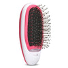 KWM - 528 Portable Stylish Ionic Hairbrush Comb Padded Washable Anti-static Massage