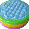 Children Rainbow Pool Three Rings Baby Inflatable Bathtub