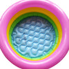 Children Rainbow Pool Three Rings Baby Inflatable Bathtub