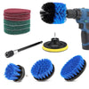12pcs Drill Brush Scouring Pad Attachments for Bathroom Kitchen Cleaning