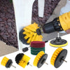 12pcs Drill Brush Scouring Pad Attachments for Bathroom Kitchen Cleaning