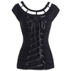 Lace Up Lattice T-shirt