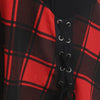 Asymmetric Lace Up Dress