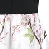 High Low Floral Cross Back Cami Dress