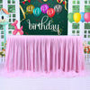 Round Rectangular Table Tulle Skirt Tablecloth