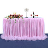 Round Rectangular Table Tulle Skirt Tablecloth