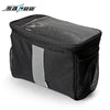 SAHOO Bicycle Handlebar Bag Front Tube Map Pocket Tear Resistant Riding Cycling
