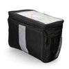 SAHOO Bicycle Handlebar Bag Front Tube Map Pocket Tear Resistant Riding Cycling