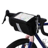 SAHOO Bicycle Handlebar Bag Front Tube Map Pocket Tear Resistant Riding Cycling