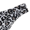 Bikini Leopard Print Tube Top Contrast Color for Women