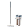 Flat Squeeze Bucket Hand Free Wringing Floor Household Cleaning Mop