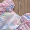 01 Girl Cotton Printed Color Romper