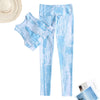 Women Sportswear Gradient Color Close-fitting Yoga Bodybuilding Top and Trousers Set