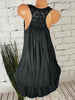 Plus Size Crochet Yoke Sleeveless Dress for Women