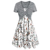 Animal Print Dress and Twist Top