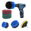 10pcs Drill Brush Scouring Pad Attachments for Bathroom Kitchen Cleaning