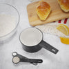 WS0004 Measuring Spoon Set Tablespoon Teaspoon Cup Plastic Kitchen Cook Bake Pie Cake