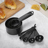 WS0004 Measuring Spoon Set Tablespoon Teaspoon Cup Plastic Kitchen Cook Bake Pie Cake