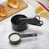 WS0004 Measuring Spoon Set Tablespoon Teaspoon Cup Plastic Kitchen Cook Bake Pie Cake