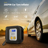 ZEEPIN JJ - 981 DC 12V Auto Air Compressor Pump 150 psi Inflator with Tyre Pressure Gauge / 3 Nozzles / LED Light