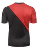 Skull Print Two Tone Casual T Shirt for Man