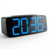 Square Independent LED Electronic Alarm Clock Large Screen