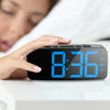 Square Independent LED Electronic Alarm Clock Large Screen