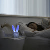 XR - MM - C03 Bunny Ear Alarm Clock Electronic LED Display Sound Control Rabbit Night Lamp