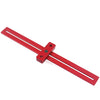 Woodworking Aluminum Alloy T Shaped Hole Ruler DIY Tool