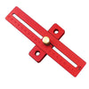 Woodworking Aluminum Alloy T Shaped Hole Ruler DIY Tool
