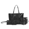 4pcs Women Tote Handbag Shoulder Crossbody Bag