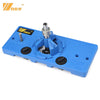 W new 35mm 26mm Hinge Hole Locator Drill Guide Bit Opener Woodworking Tool Door Cabinet