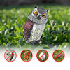 Rotating Head Fake Owl Garden Field Lawn Protection Repellent Bird Scarer