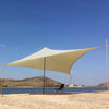 Outdoor Water Resistant Triangle Sun Sail Canopy for Porch Yard