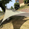 Outdoor Water Resistant Triangle Sun Sail Canopy for Porch Yard