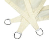 Outdoor Water Resistant Triangle Sun Sail Canopy for Porch Yard