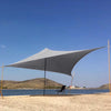 Outdoor Water Resistant Triangle Sun Sail Canopy for Porch Yard
