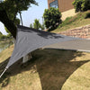Outdoor Water Resistant Triangle Sun Sail Canopy for Porch Yard